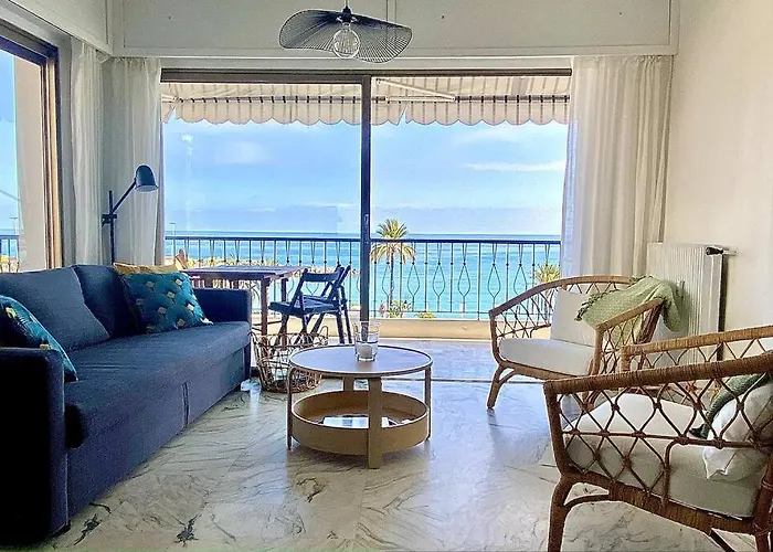 Apartamento Le Garavan-vue Mer-plage-clim-terrasse Menton